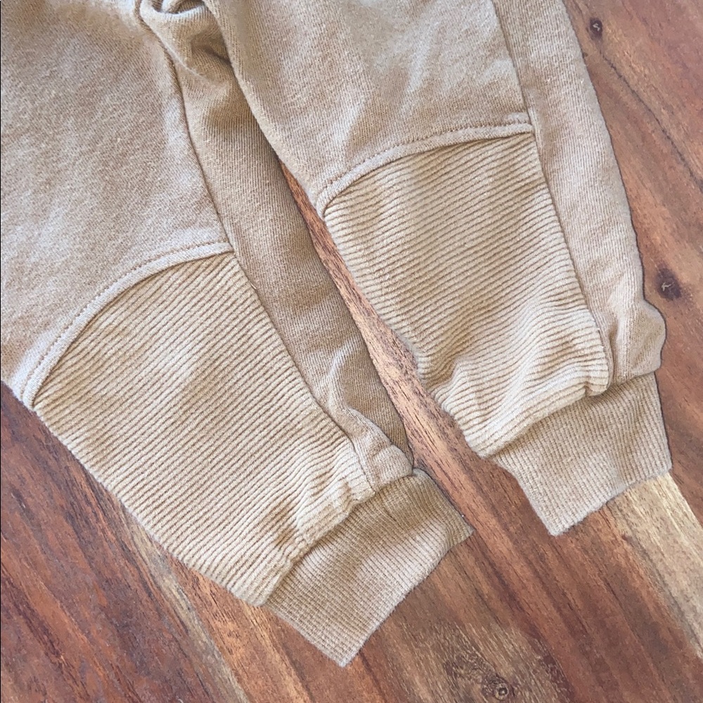 H&M baby boy khaki sweat suit pants and hoodie sweatshirt set 18 months - Picture 9 of 15